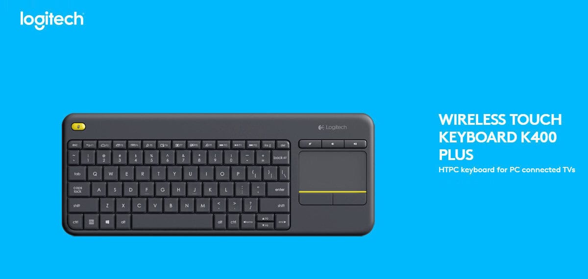 Logitech K400 Clavier Sans Fil Avec Pavé Tactile Anglais